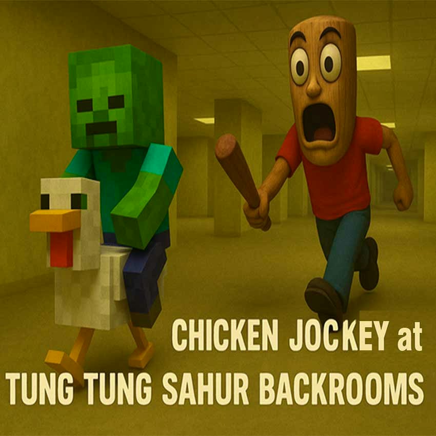 Chicken Jockey at Tung Tung Sahur Backrooms